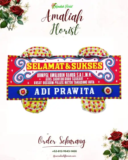Papan Bunga Ucapan Selamat Palar